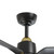 Hugo 52-in Brushed Gold/Matte Black with Light Kit Ceiling Fan