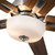 Erikson 52-in Brushed Nickel FAN + LED KIT with Bulb Ceiling Fan