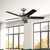 Erikson 52-in Brushed Nickel FAN Ceiling Fan