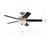 Erikson 52-in Matte Black FAN + LED KIT with Bulb Ceiling Fan