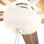 Erikson 52-in White FAN + LED KIT with Bulb Ceiling Fan