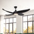 Coronado 56-in Matte Black LED Ceiling Fan