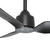 Hugo 42-in Matte Black FAN Ceiling Fan