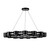 Nami 32-in Gloss Black LED Chandelier