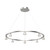 Dune 33-in Brushed Nickel LED Chandeliers