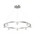Dune 33-in Brushed Nickel LED Chandeliers