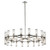 Revolve Clear Glass/Polished Nickel 36 Lights Chandeliers