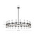 Revolve Clear Glass/Polished Nickel 42 Lights Chandeliers