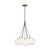 Bolla 16-in Brushed Gold LED Chandelier