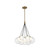 Bolla 16-in Brushed Gold LED Chandelier