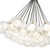 Bolla 28-in Brushed Gold LED Chandelier
