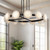Alonso 50-in Urban Bronze/Alabaster LED Chandeliers