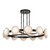Alonso 50-in Urban Bronze/Alabaster LED Chandeliers