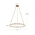 Marni 41-in Polished Nickel LED Chandelier