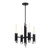 Torres 19-in Matte Black 4 Lights Chandeliers