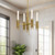 Torres 19-in Vintage Brass 4 Lights Chandeliers