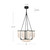 Anders 30-in Vintage Brass LED Chandeliers