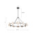 Dahlia 46-in Urban Bronze/Alabaster LED Chandeliers