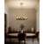 Colette 22-in Vintage Brass/Alabaster LED Chandelier