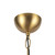 Effie 39-in Brushed Gold/Opal Glass Socket Chandelier