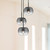 Samar 14-in Black/Smoked 3 Lights Chandeliers