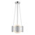 Ciel 10-in Chrome/Opal Glass Socket Chandelier