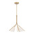 Mulberry 28-in Brushed Gold/Light Guide LED Chandeliers