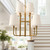 Plisse 30-in Aged Gold/Opal Matte Glass 8 Lights Chandeliers