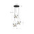 Aries 28-in Black LED Chandeliers