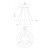 Cerchio 24-in White LED Chandeliers