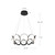 Oros 29-in Black LED Chandeliers