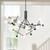 Moto 39-in Black LED Chandeliers