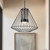 Arctic 20-in Black LED Exterior Pendant