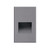 Sonic 5-in Gray LED Exterior Low Voltage Wall/Step Lights