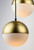 16.5 Inch Pendant – Metallic Gold