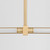 4.75 Inch Linear Pendant – Gold