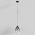 Dewdrop 7.75 Inch Single Pendant – Black – E21562-142BK