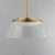 Jensen 18 Inch Single Pendant – Satin Brass – E22088-144SBR