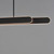 Belt 2.5 Inch Linear Pendant – Black – E22954-BK