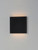 6.25 Inch Outdoor Wall Light – Black