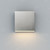 5.5 Inch Outdoor Wall Light – Satin Aluminum