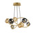 33.75 Inch Chandelier – Gold