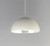 14 Inch Pendant – Gloss White / Aluminum
