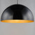 31 Inch Pendant – Gloss Black / Gold
