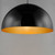 31 Inch Pendant – Gloss Black / Gold