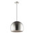 19.75 Inch Pendant – Satin Nickel / Black