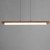 2 Inch Linear Pendant – Walnut / Black