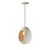 Luna 9.5 Inch Single Pendant – Chaulk White – E25212-CHK