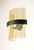 7 Inch Wall Sconce – Black / Satin Brass