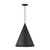 Pitch 13.75 Inch Single Pendant – Black – E34501-BK